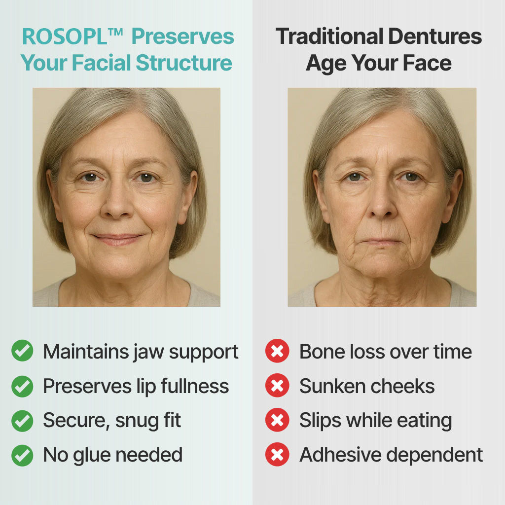Ends Today: 70% OFF!🦷DarkFairy™ Custom-Fit Full Functional Dentures Make you more confident