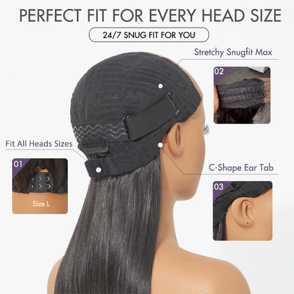 ✨ Ready-to-Wear Highlight Bob Wig – Glueless Short Layered 5x5 Closure Pre-Cut Lace Wig
