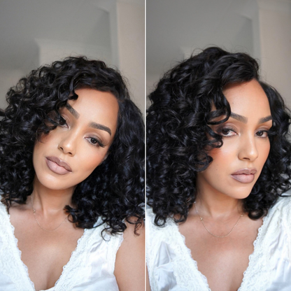 ⚡13x6 HD Lace Wig Glueless Wear & Go 12” Boho Braids Water Wave Pre-Cut Lace Wig – Premium Fiber, Beginner Friendly