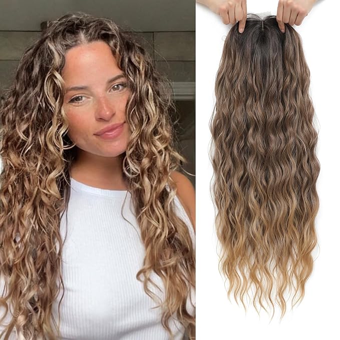 26"Women's Synthetic Long Curly Hair Extensions, for Adding Volume
