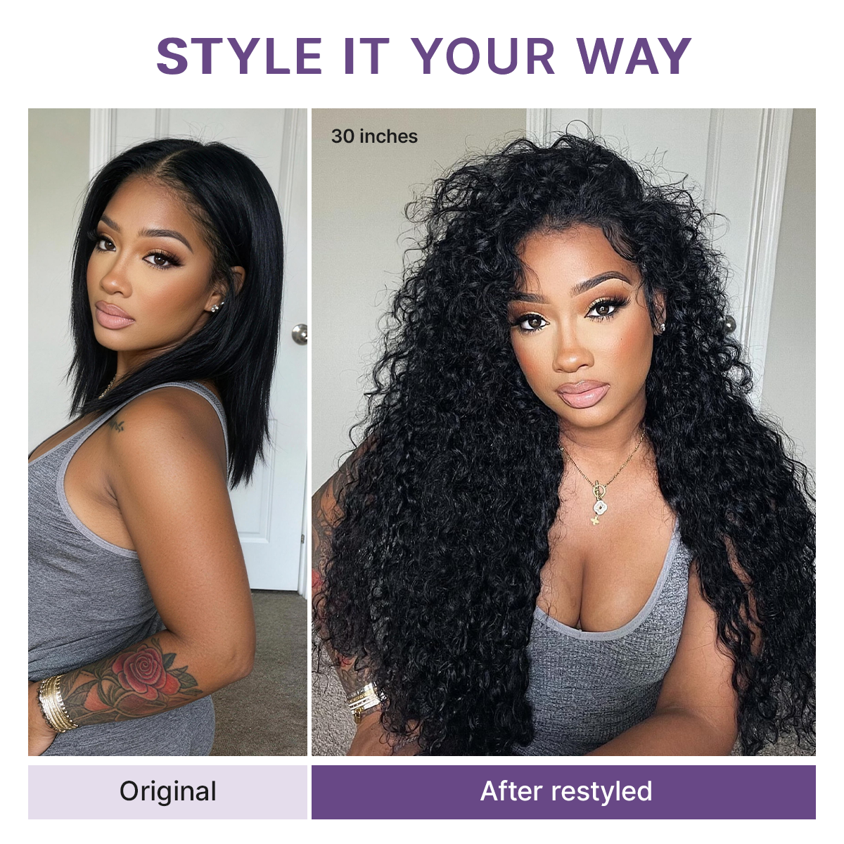 Glueless Black Mixed Brown Brazilian Curly Wig