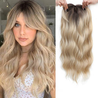 Blonde with dark root