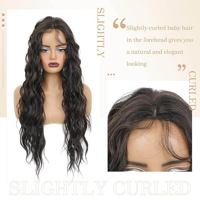 26"Women's Synthetic Long Curly Hair Extensions, for Adding Volume