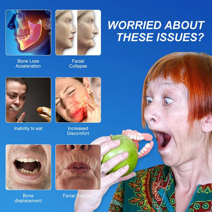 ⏰Ends Today: 75% OFF! 🦷DarkFairy™ Medical Full Denture with Strong Suctiond Custom-Fit Full Functional Dentures🦷