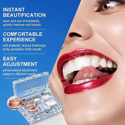 ⏰Ends Today: 75% OFF! 🦷DarkFairy™ Medical Full Denture with Strong Suctiond Custom-Fit Full Functional Dentures🦷