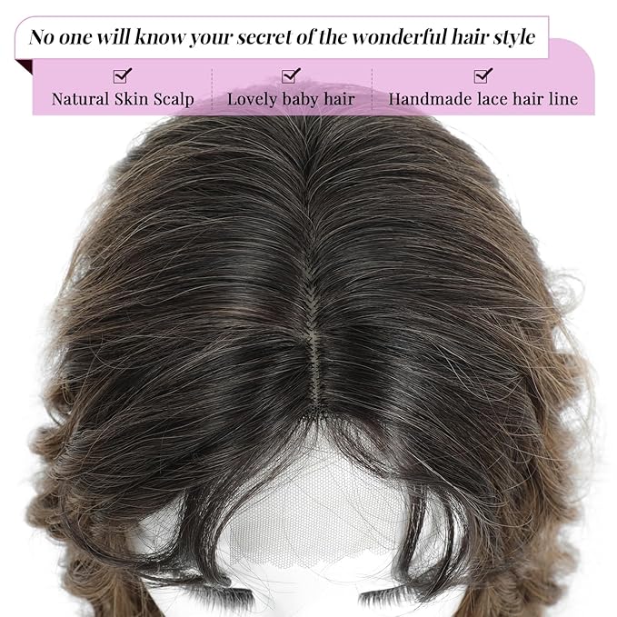 26"Women's Synthetic Long Curly Hair Extensions, for Adding Volume