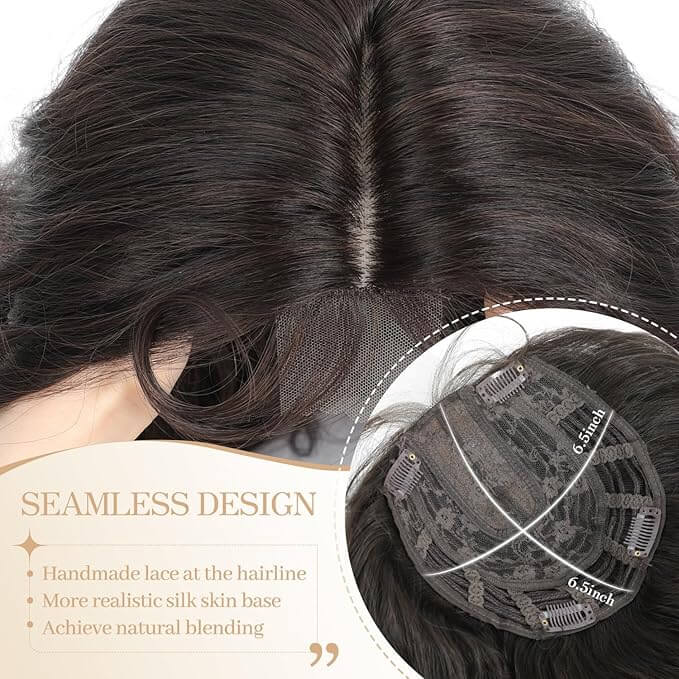 26"Women's Synthetic Long Curly Hair Extensions, for Adding Volume