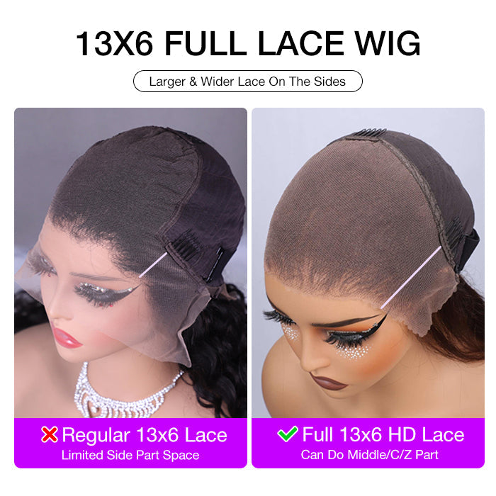Knotless Boho Braided Wigs Glueless Pre-Cut 13x6 Frontal HD Lace Curly Human Hair Braided Wigs For Women