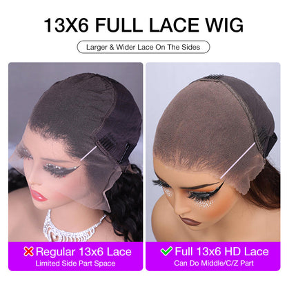 Knotless Boho Braided Wigs Glueless Pre-Cut 13x6 Frontal HD Lace Curly Human Hair Braided Wigs For Women