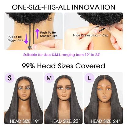 Knotless Boho Braided Wigs Glueless Pre-Cut 13x6 Frontal HD Lace Curly Human Hair Braided Wigs For Women