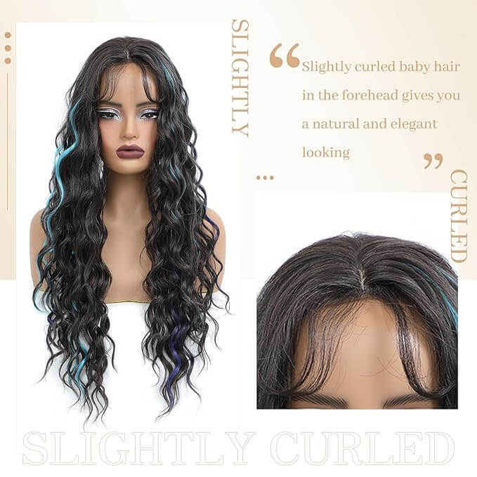 26"Women's Synthetic Long Curly Hair Extensions, for Adding Volume
