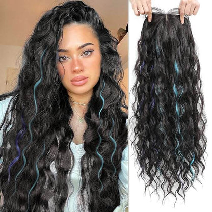 26"Women's Synthetic Long Curly Hair Extensions, for Adding Volume
