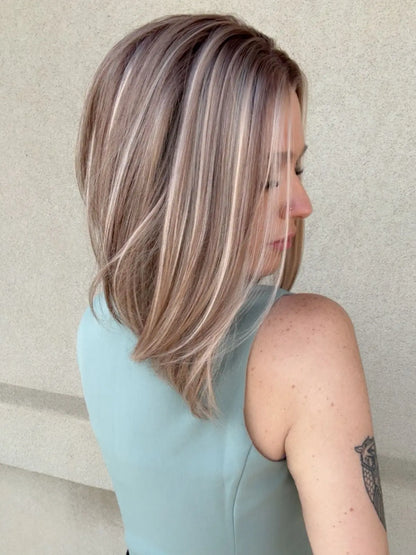 Caris by AISOM 12" Short Bob Lace Front Wig - Sugar Maple