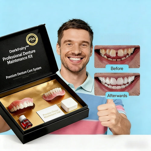 Ends Today: 70% OFF!🦷DarkFairy™ Custom-Fit Full Functional Dentures Make you more confident