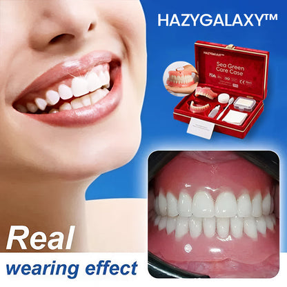 ⏰Ends Today: 70% OFF! 🦷HazyGalaxy™  Medical Full Denture with Strong Suctiond Custom-Fit Full Functional Dentures