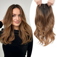 Dark Brown Root to Blonde Ombre