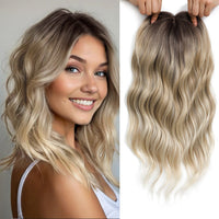 Ombre Dark Root Blonde With Highlights