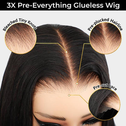 ✨Sale Happening Now: 50% OFF – Pre-Cut Lace Wig · Seamless Natural Blend
