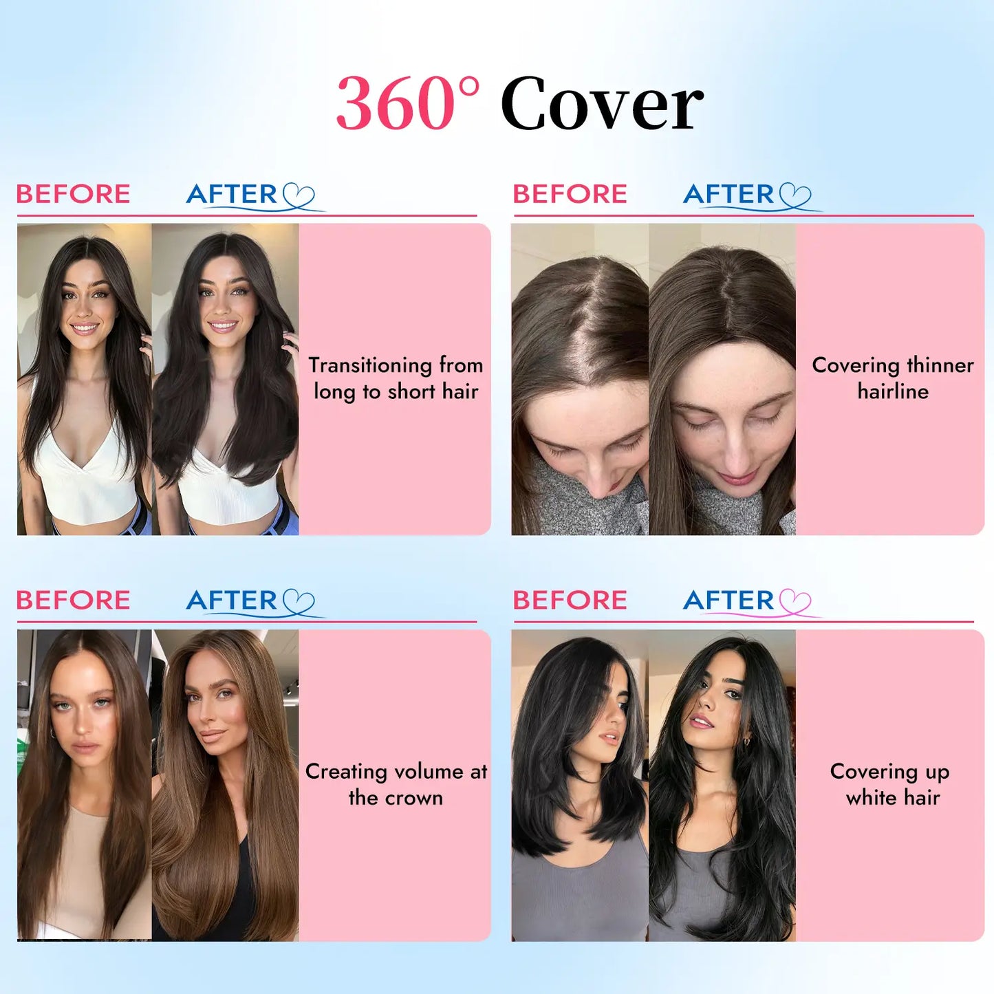 22" Hair Topper – Add Volume & Length Naturally