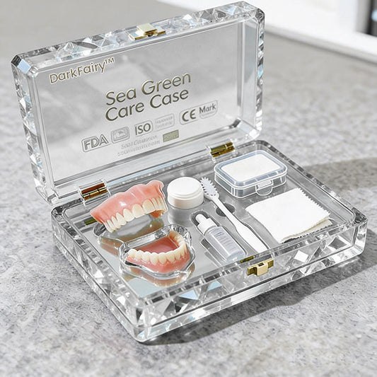 ⏰Ends Today: 75% OFF! 🦷DarkFairy™ Medical Full Denture with Strong Suctiond Custom-Fit Full Functional Dentures🦷