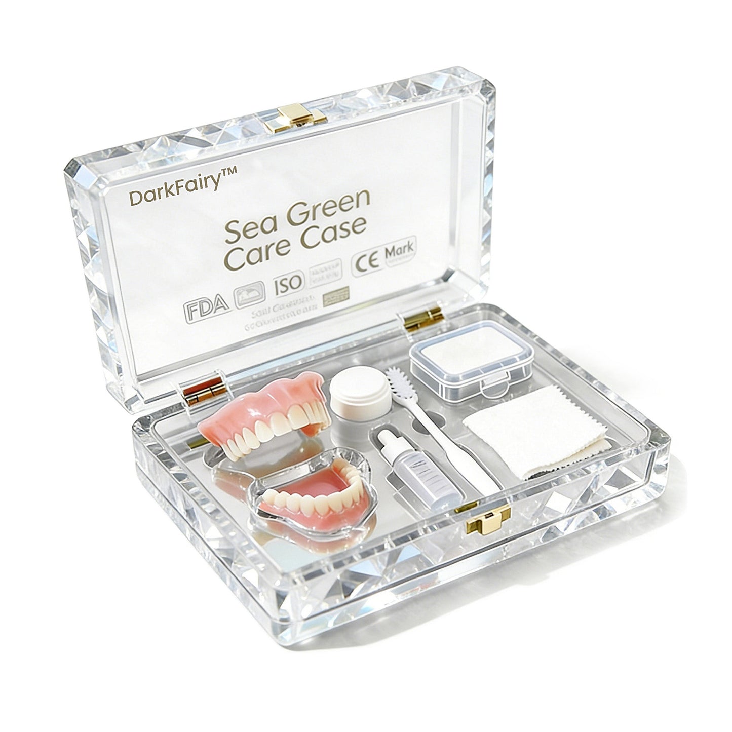 ⏰Ends Today: 75% OFF! 🦷DarkFairy™ Medical Full Denture with Strong Suctiond Custom-Fit Full Functional Dentures🦷