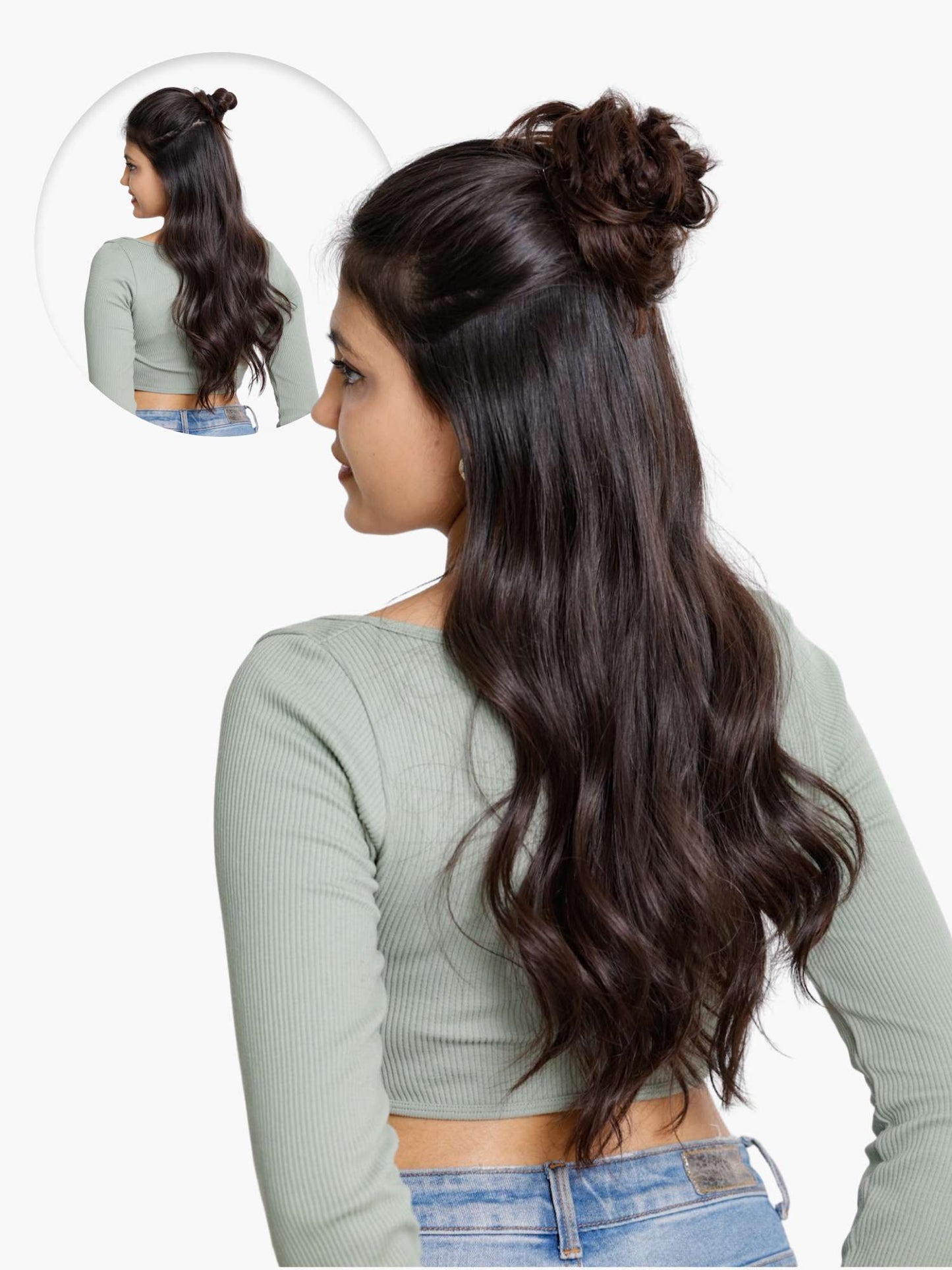 ⚡ Final Hours –🌷2026 New Lightweight & Breathable Wavy Hair Topper